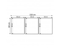Dekoračný obraz 21582 150x60 cm - kombinácia farieb