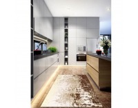 Koberec Lynton 67x120 cm - krémová / hnedá