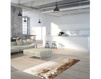 Koberec Lynton 67x120 cm - krémová / hnedá