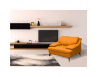 Kožené kreslo Libera - Amber M9030