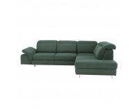 Rohová sedačka s rozkladom a úložným priestorom Alvaro P - zelená