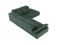 Rohová sedačka s rozkladom a úložným priestorom Alvaro P - zelená