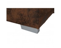 Rohová sedačka Anona L - hnedá