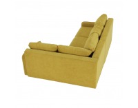 Rohová sedačka s rozkladom a úložným priestorom Lena P - horčicová