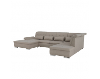 Rohová sedačka U s rozkladom Resta P - béžová