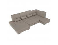 Rohová sedačka U s rozkladom Resta P - béžová