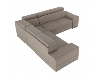 Rohová sedačka s rozkladom a úložným priestorom Monako P - cappuccino
