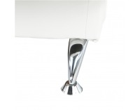 Rozkladacia pohovka Liam - biela / sivá