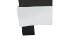 Rozkladacia pohovka s úložným priestorom Rokar - čierna / sivá / vzor