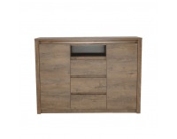 Dvojdverová komoda Monte 7 - dub lefkas