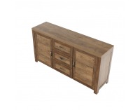 Dvojdverová komoda Nevada K2D - dub lefkas tmavý