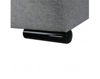 Rohová sedačka s rozkladom a úložným priestorom Natik L - sivá / mentolová