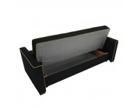 Rozkladacia pohovka s úložným priestorom Lumia - čierna / neónová