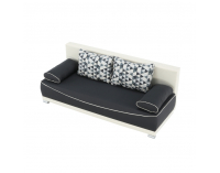 Rozkladacia pohovka s úložným priestorom Dinar - sivá / béžová