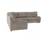 Rohová sedačka s rozkladom a úložným priestorom Albany K L - hnedá