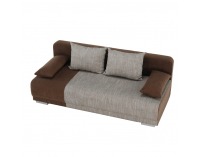 Rozkladacia pohovka s úložným priestorom Suzan - hnedá