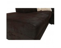 Rohová sedačka s rozkladom Vador L - čokoládová