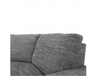 Rohová sedačka s rozkladom a úložným priestorom Roy L - čierna / sivohnedá