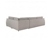Rohová sedačka s rozkladom a úložným priestorom Caruzo P - krémová