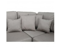 Rohová sedačka s rozkladom a úložným priestorom Caruzo P - krémová