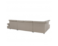 Rohová sedačka U s rozkladom Resta L - béžová