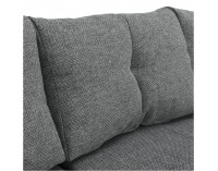 Rohová sedačka U s rozkladom Savona U L/P - svetlosivá / sivá