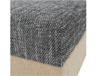 Rohová sedačka Ida New L - béžová / sivobéžová melírovaná