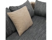 Rohová sedačka Ida New L - béžová / sivobéžová melírovaná