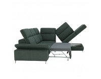 Rohová sedačka s rozkladom a úložným priestorom Alvaro P - zelená