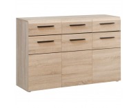 Trojdverová komoda Kombino 13 - dub sonoma