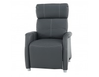 Relaxačné kreslo Forest - sivá ekokoža