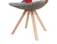 Jedálenská stolička Kima Typ 1 - vzor patchwork