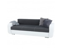 Rozkladacia trojsedačka Mono - biela / čierna