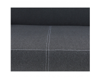 Rozkladacia trojsedačka Mono - biela / čierna