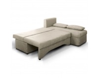 Rohová sedačka s rozkladom a úložným priestorom Polaris L/P - béžová