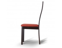 Jedálenská stolička Bona - wenge / terakota