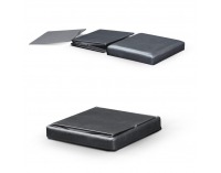 Taburetka s úložným priestorom Tela - čierna