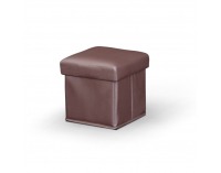 Taburetka s úložným priestorom Wiki - tmavohnedá