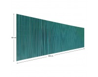 Záhradná zástena Abeo 300 cm - zelená