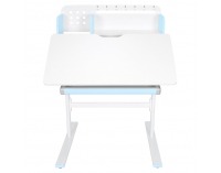 Rastúci písací stolík Adan - modrá / biela