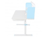Rastúci písací stolík Adan - modrá / biela