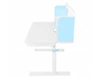 Rastúci písací stolík Adan - modrá / biela