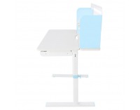 Rastúci písací stolík Adan - modrá / biela