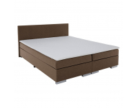 Boxspringová manželská posteľ Adara 140x200 cm - hnedá