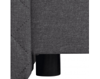 Boxspringová manželská posteľ Adara 160x200 cm - sivá