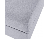 Boxspringová manželská posteľ Adara 160x200 cm - svetlosivá