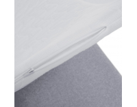 Boxspringová manželská posteľ Adara 160x200 cm - svetlosivá