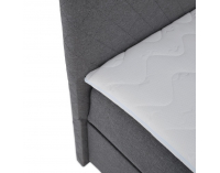 Boxspringová manželská posteľ Adara 180x200 cm - sivá