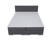 Boxspringová manželská posteľ Adara 180x200 cm - sivá