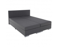 Boxspringová manželská posteľ Adara 180x200 cm - sivá